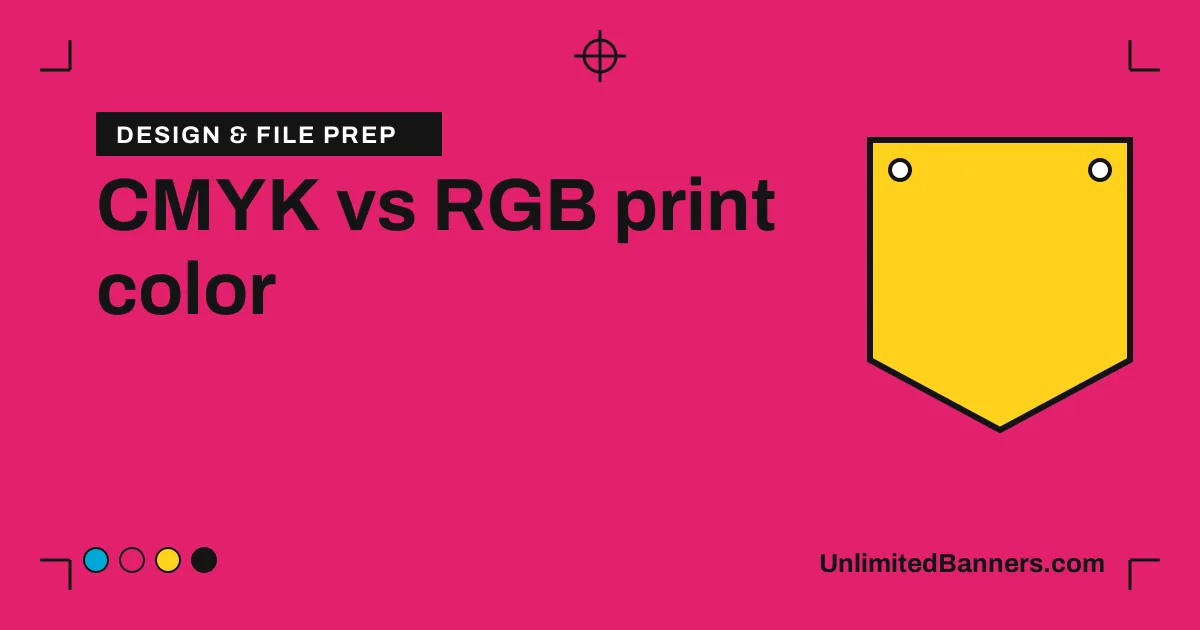 CMYK vs RGB: why your print doesn't match your screen illustration