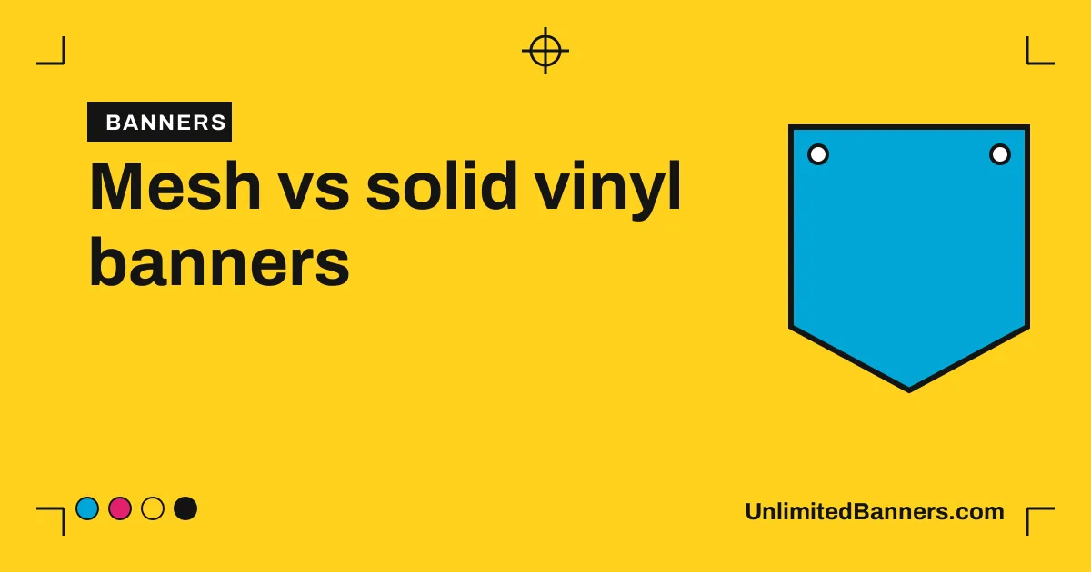 Mesh vs vinyl banners: which one belongs on your fence? illustration